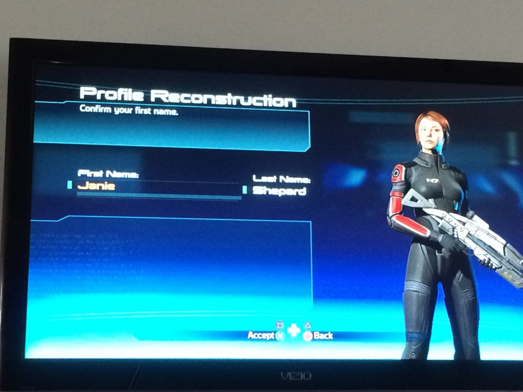 One of these days I will play all of Mass Effect.