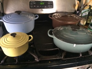 My new little Le Creuset family.